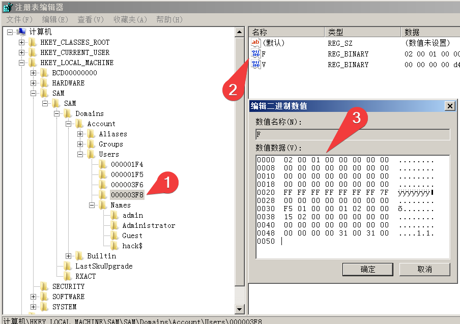 替换hack对应F值